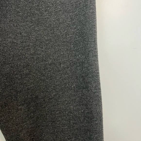 The Group Babaton -  Straight Leg Grey Flannel Pleated Pull On Pants - Picture 9 of 11